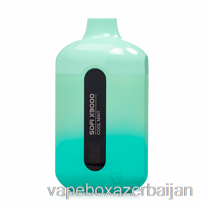 E-Juice Vape SOFI X9000 0% Zero Nicotine Smart Disposable Cool Mint